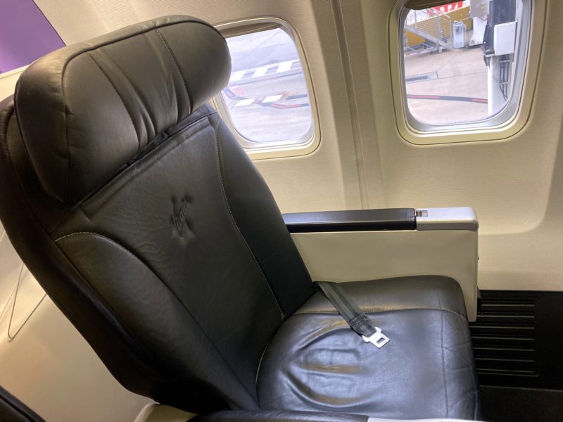 Virgin Australia B737 business class seat