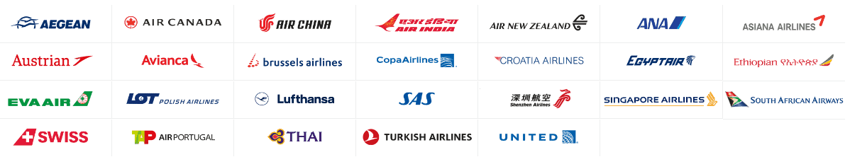 Singapore Airlines KrisFlyer partner airlines.