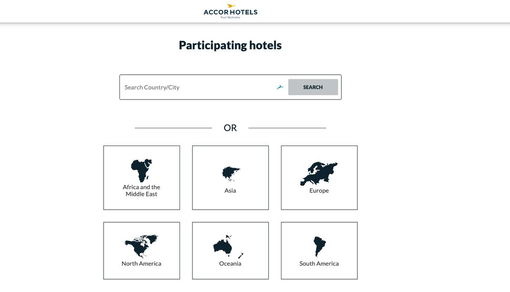 Accor Hotels Participating Hotels