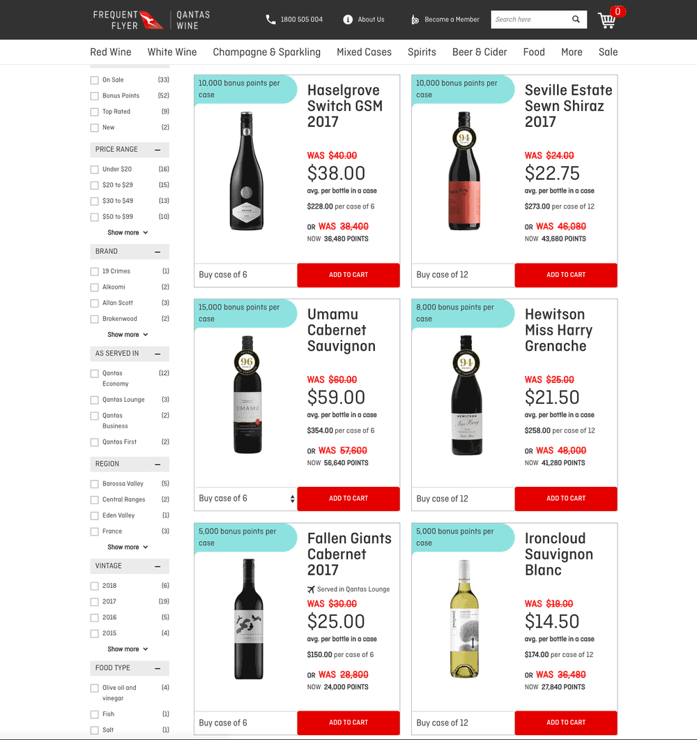 Earn Over 161,000 Qantas Points for 5 Cases of Wine 2