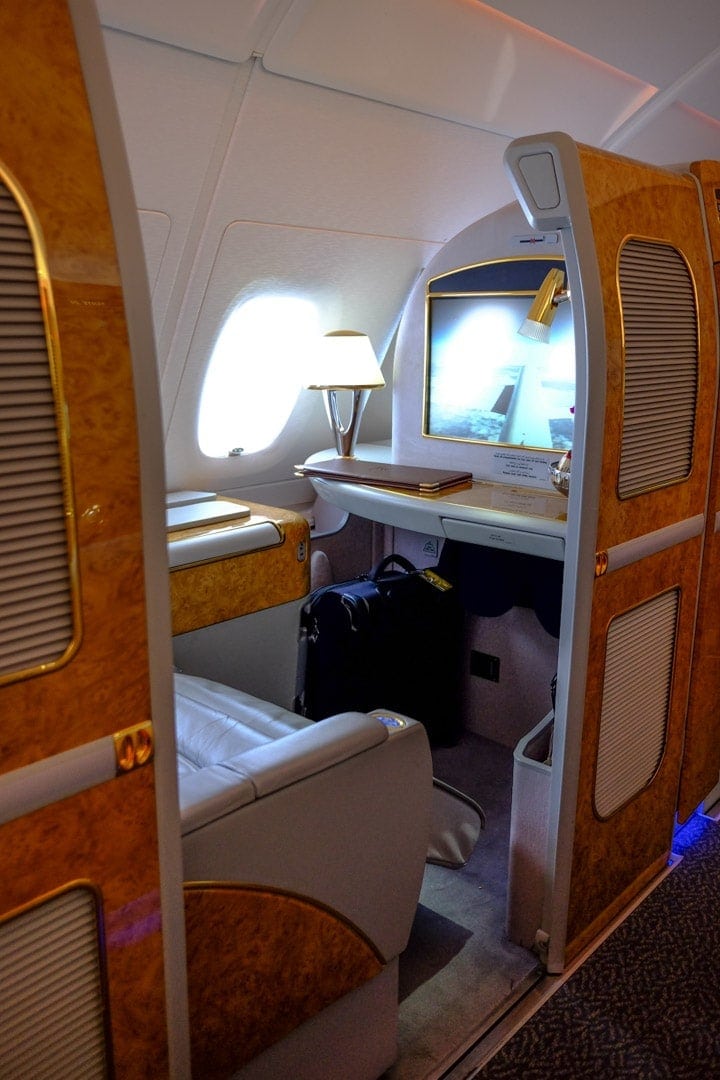 Emirates first class seat A380