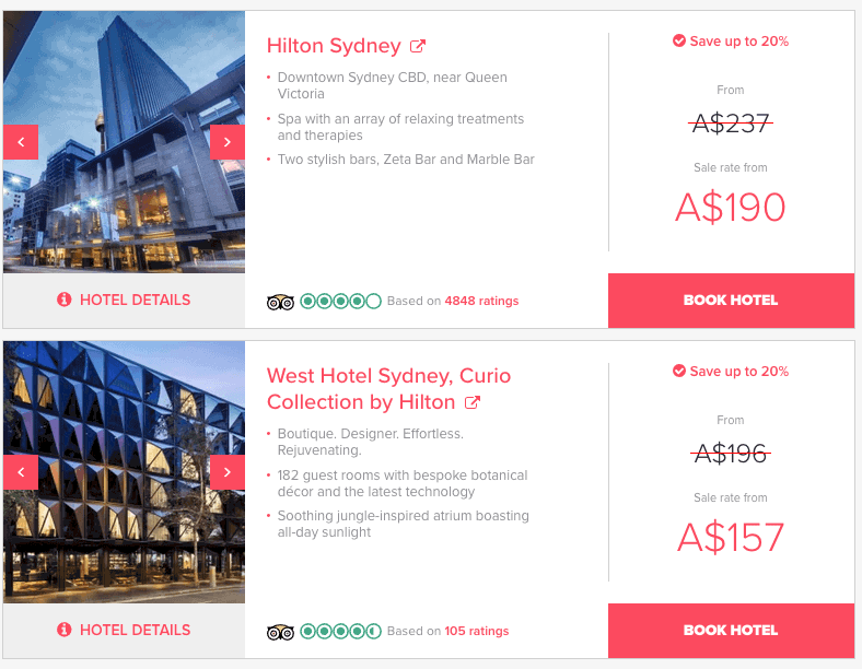 Hilton Sydney Deals