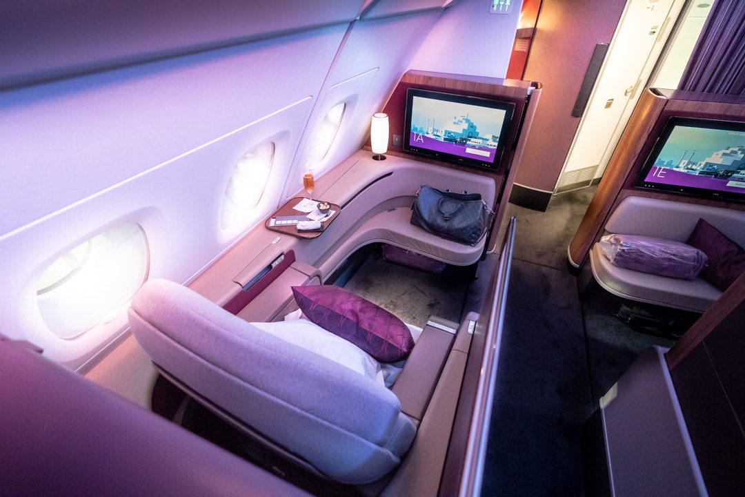 QATAR AIRWAYS FIRST CLASS – A380 DOHA TO PERTH2