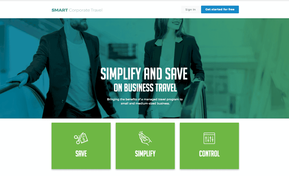 SMART Corporate Travel account