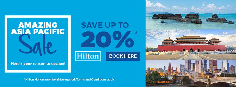 Up to 35% Off Hilton Hotels – Last Day 3