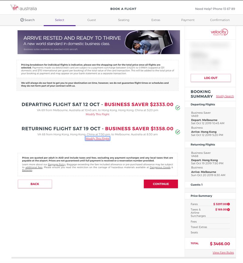 Virgin Australia Offering Up to 30% Discount for Amex Card Holders 9