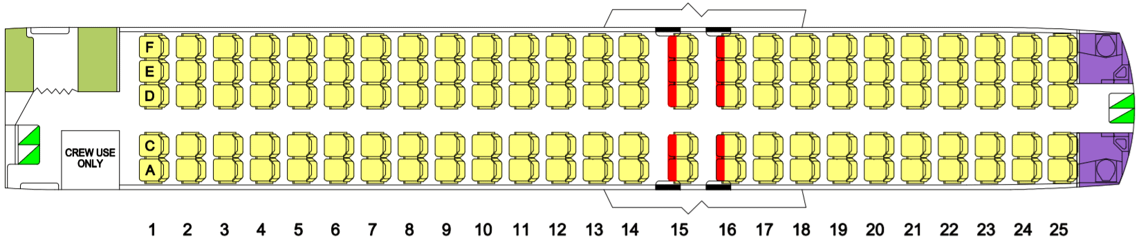 QantasLink B717 Seat Map (125)