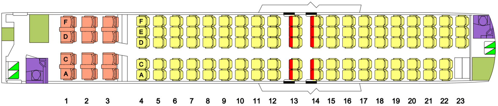 QantasLink B717 Seat Map (110)
