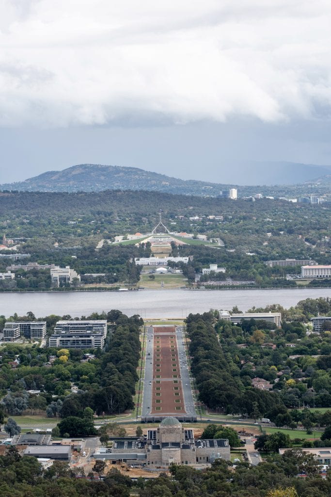 View from Mount Ainslie (photo: Tom Goward)