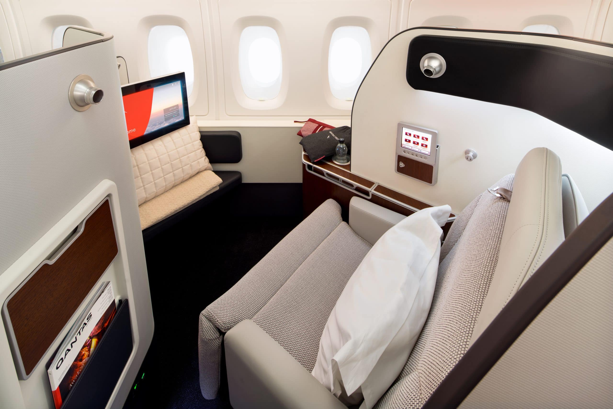 Qantas A380 Refreshed First Class