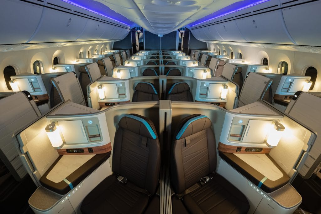 Hawaiian Airlines Boeing 787 Business Class