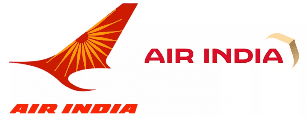 Air India Old And New Logo