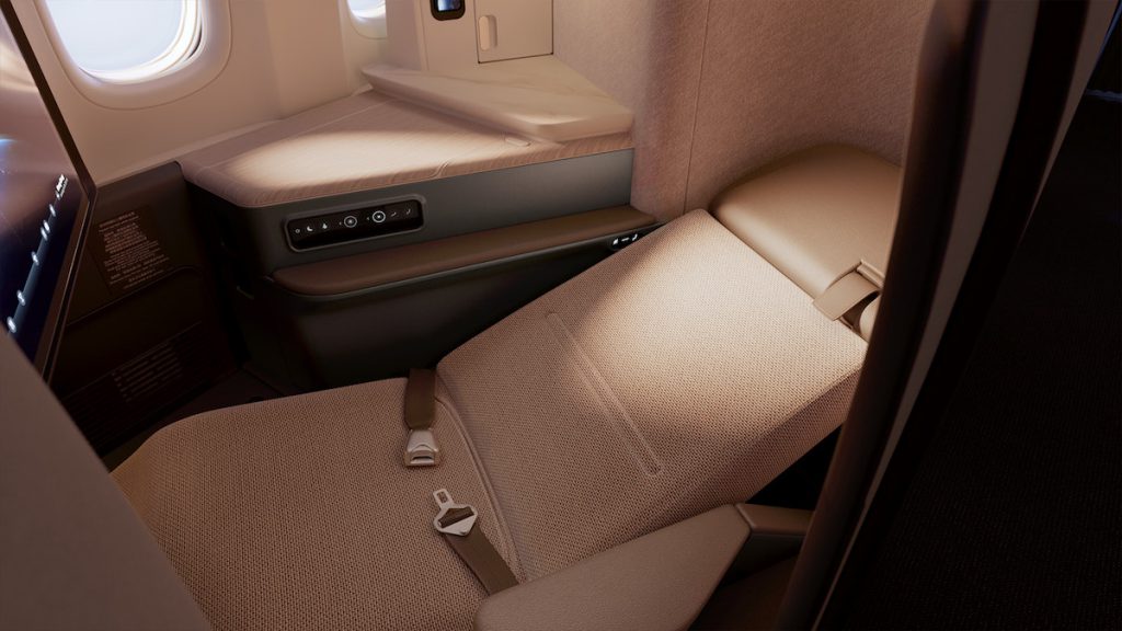 Cathay Pacific Aria Suites Business Class Render
