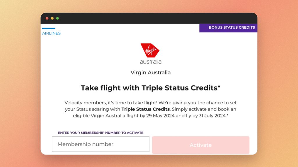 Triple Velocity Status Credits For 72 Hours