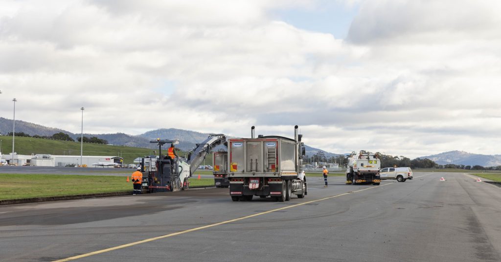 Hobart Airport Taxiway Works