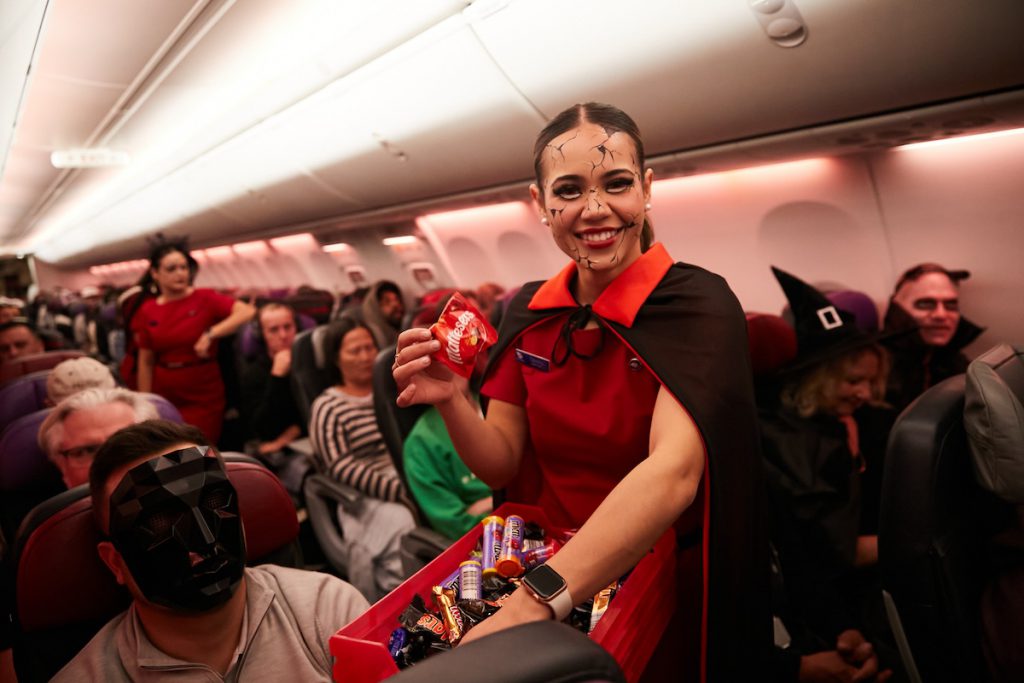 Virgin Australia Halloween Night Flight 2023