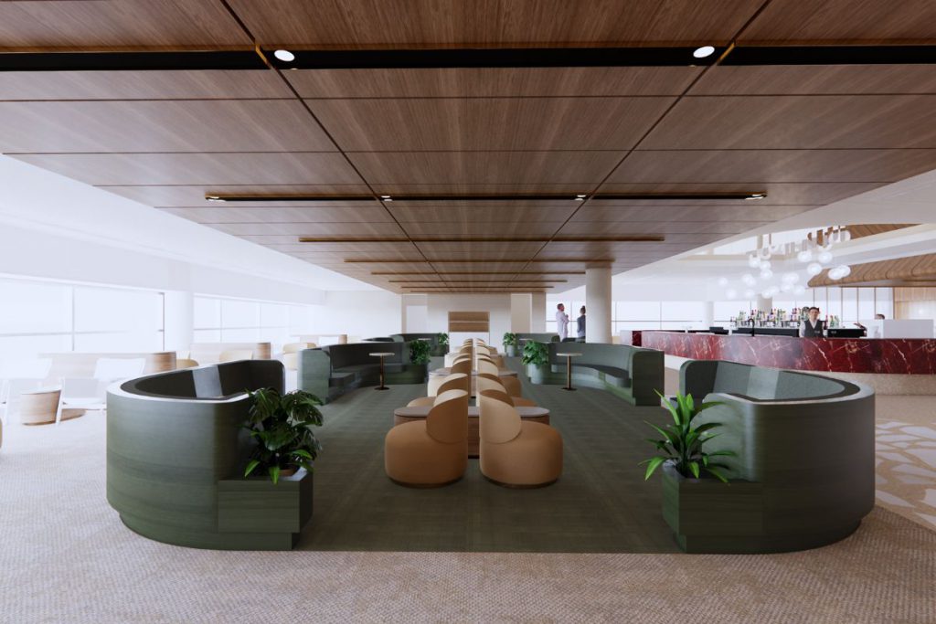 New Qantas Business Lounge Renders Adelaide Airport