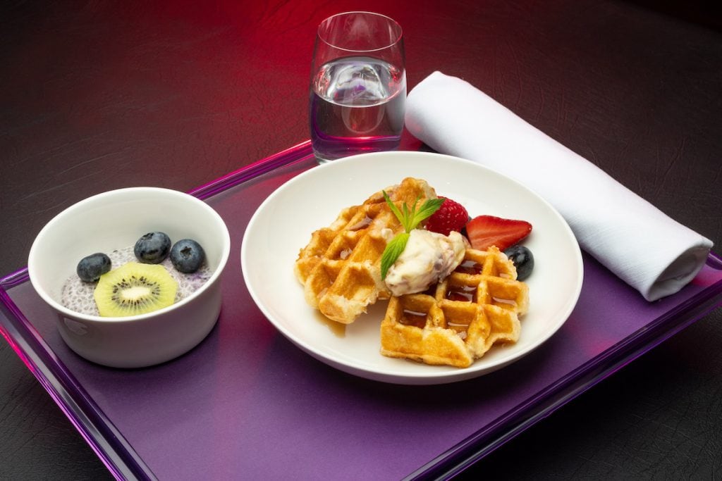 Virgin Australia New Business Class Dining, November 2024